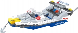 BLOXO Police Boat Building Set 195 pieces