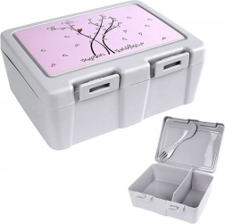 Lunchbox met 2-in-1 lepel/vork SERCE 1 l