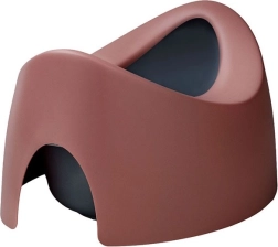 Pot de nuit ergonomique pour enfants Teggi, réversible, avec bec verseur, rose