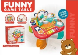 Educational Table with Bunny and Train