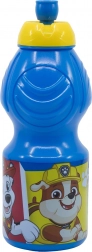 Kunststof drinkfles Paw Patrol voor kinderen 400 ml blauw