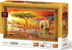 Art Puzzle puzzel met lijst en lijm 3-in-1 1000 stukjes – Koningen