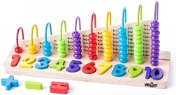 Abacus mathématique en bois réversible