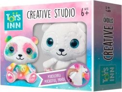 Creatieve set – pluche panda om in te kleuren