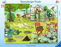 Ravensburger inlegpuzzel Onze Tuin 12 stukken
