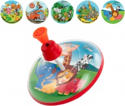Large plastic spinning top for children