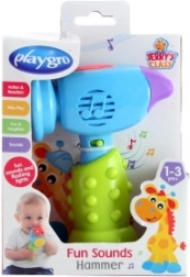 Playgro vrolijke hamer met geluiden en lichtjes