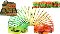 Plastic spiral with dinosaur motif 7.5cm