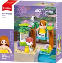 Sluban Bouwset Schommel in de Tuin