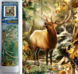 Norimpex Diamanten schilderen Bosroep 30x40 cm