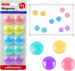 Set of Colorful Magnets 10 Sets 3 cm