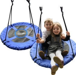 Tuin schommel nest voor kinderen blauw 80 cm