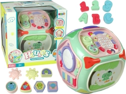 Interactive Learning Cube with Sorter, Phone, and Mini Piano