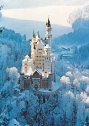 Ravensburger puzzel Kasteel Neuschwanstein in de winter 1500 stukjes
