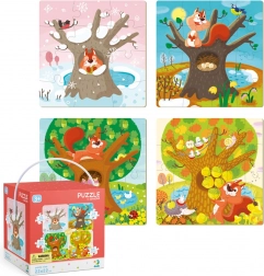 Puzzel 4-in-1 Jaargetijden