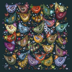 Vierkante puzzel Palapeli – stapel kuikens, 239 stukjes