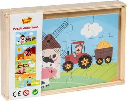 Wooden Puzzle – 4 Farm Pictures