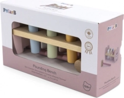 VIGA PolarB houten hamerbank met hamertje Vos Montessori