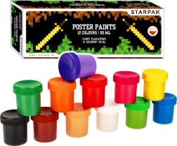 Set de peintures PIXEL GAME, 12× 20 ml