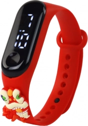 Kinderhorloge met touchscreen Draak Rood