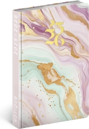 Dagboek NOTIQUE Petito - Roze marmer