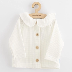 Baby cardigan with buttons New Baby Laura white 74 (6–9 m)