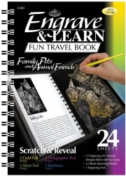 ROYAL & LANGNICKEL krasblok Dieren – 12 krasafbeeldingen en 12 blanco vellen