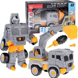 Super bouwvoertuig-robot 2-in-1 – Graafmachine