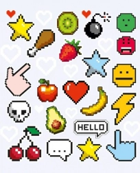 Patches Pixele klein vel