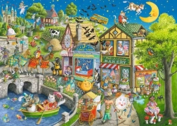 Puzzle Mother Gooseville 1000 pieces by Ravensburger