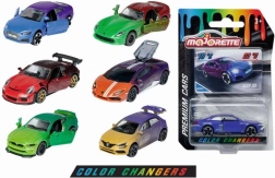Voitures Color Changers 7,5 cm à changement de couleur – 6 modèles