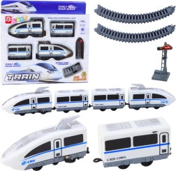 Elektrische hogesnelheidstrein City Express met rails, 13 delen