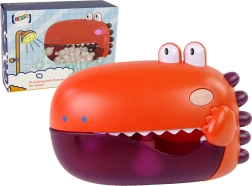 Kinder badspeeltje – dino bubbelgenerator, rood op batterijen