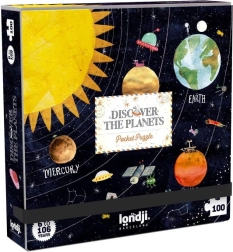 Puzzle de poche Découverte des planètes Londji - 100 pièces