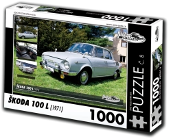 Puzzle voitures rétro Škoda 100 L 1000 pièces