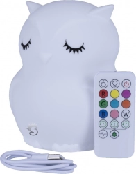 Silicone Night Light MM013 Owl with Remote Control