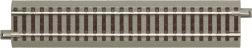 Roco geoLINE rechte rail G185 met ballastbed