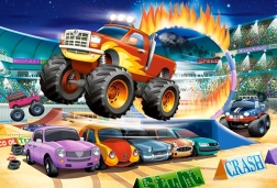 Puzzle 40 Maxi Springender Monstertruck