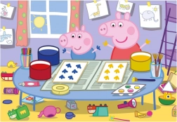 Peppa Pig puzzel – kunstenares 24 stukjes
