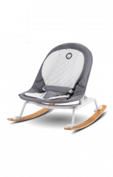 Rosa children's rocking chair grey-white