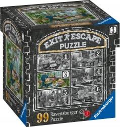 Ravensburger casse-tête d’évasion Manoir Hanté : Dans le Jardin d’Hiver 99 pièces