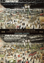 Puzzle Waterloo Station in 1848 and 1948, 1000 Pieces