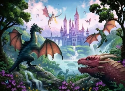 Ravensburger puzzle Magical Dragon XXL 300 pieces