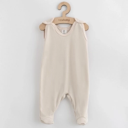 baby footed romper New Baby beige