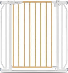 Veiligheidshek Lionelo Truus Slim – wit en natuurlijk hout