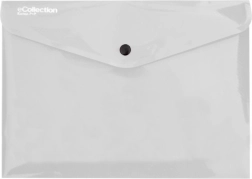 Documentenmap met drukknop A5 eCollection transparant