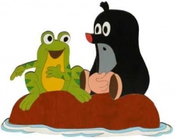 DoDo Large Wooden Decoration – The Little Mole and the Frog