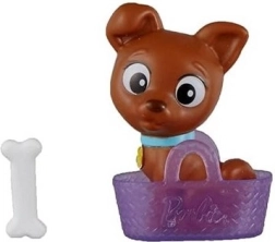 Barbie hondje in mandje
