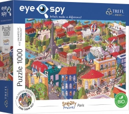 Puzzel Trefl Eye-Spy Sneaky Peekers Parijs 1000 stukjes