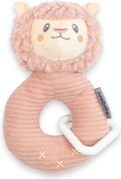 Pluchen rammelaar New Baby Lama 15 cm